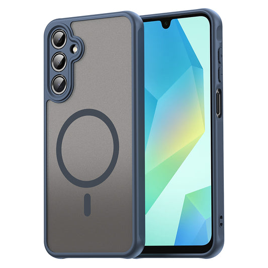 Funda MagSafe para Samsung Galaxy A16 5G A166 / A16 4G A165, Techsuit, HaloFrost II, Azul marino