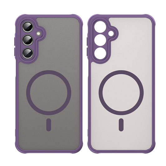 Funda MagSafe para Samsung Galaxy A16 5G A166 / A16 4G A165, Techsuit, HaloFrost II, Morado