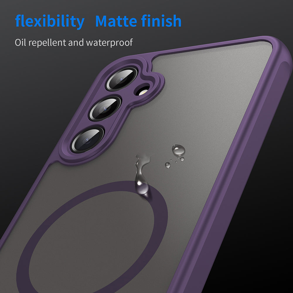 Funda MagSafe para Samsung Galaxy A16 5G A166 / A16 4G A165, Techsuit, HaloFrost II, Morado