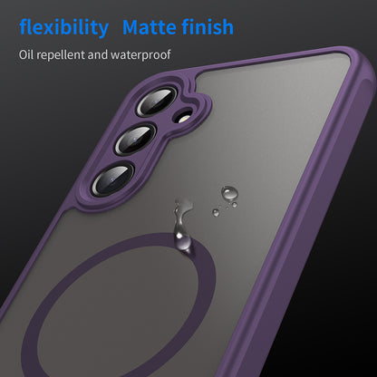 Funda MagSafe para Samsung Galaxy A16 5G A166 / A16 4G A165, Techsuit, HaloFrost II, Morado