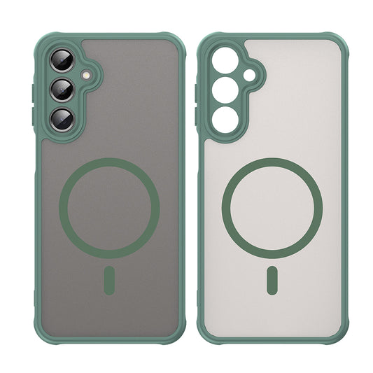 Funda MagSafe para Samsung Galaxy A16 5G A166 / A16 4G A165, Techsuit, HaloFrost II, Verde