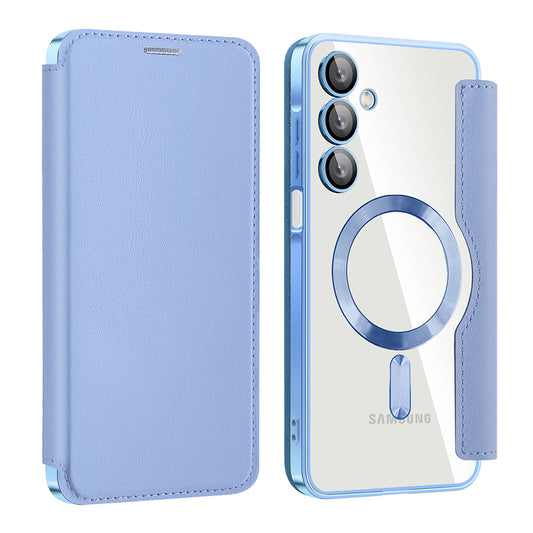 Funda MagSafe para Samsung Galaxy A16 5G A166 / A16 4G A165, Techsuit, SmartMag Book, Azul