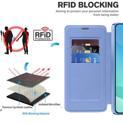 Funda MagSafe para Samsung Galaxy A16 5G A166 / A16 4G A165, Techsuit, SmartMag Book, Azul