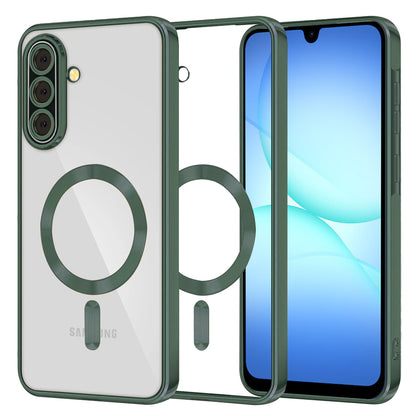 Funda MagSafe para Samsung Galaxy A17 4G / A17 5G, Techsuit, Luxury Crystal, Verde Oscuro