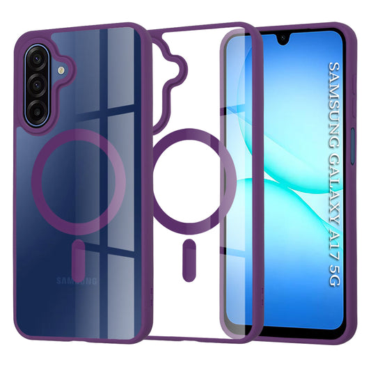 Funda MagSafe para Samsung Galaxy A17 4G / A17 5G, Techsuit, Pro, Morado