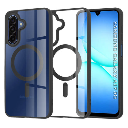 Funda MagSafe para Samsung Galaxy A17 4G / A17 5G, Techsuit, Pro, Negra