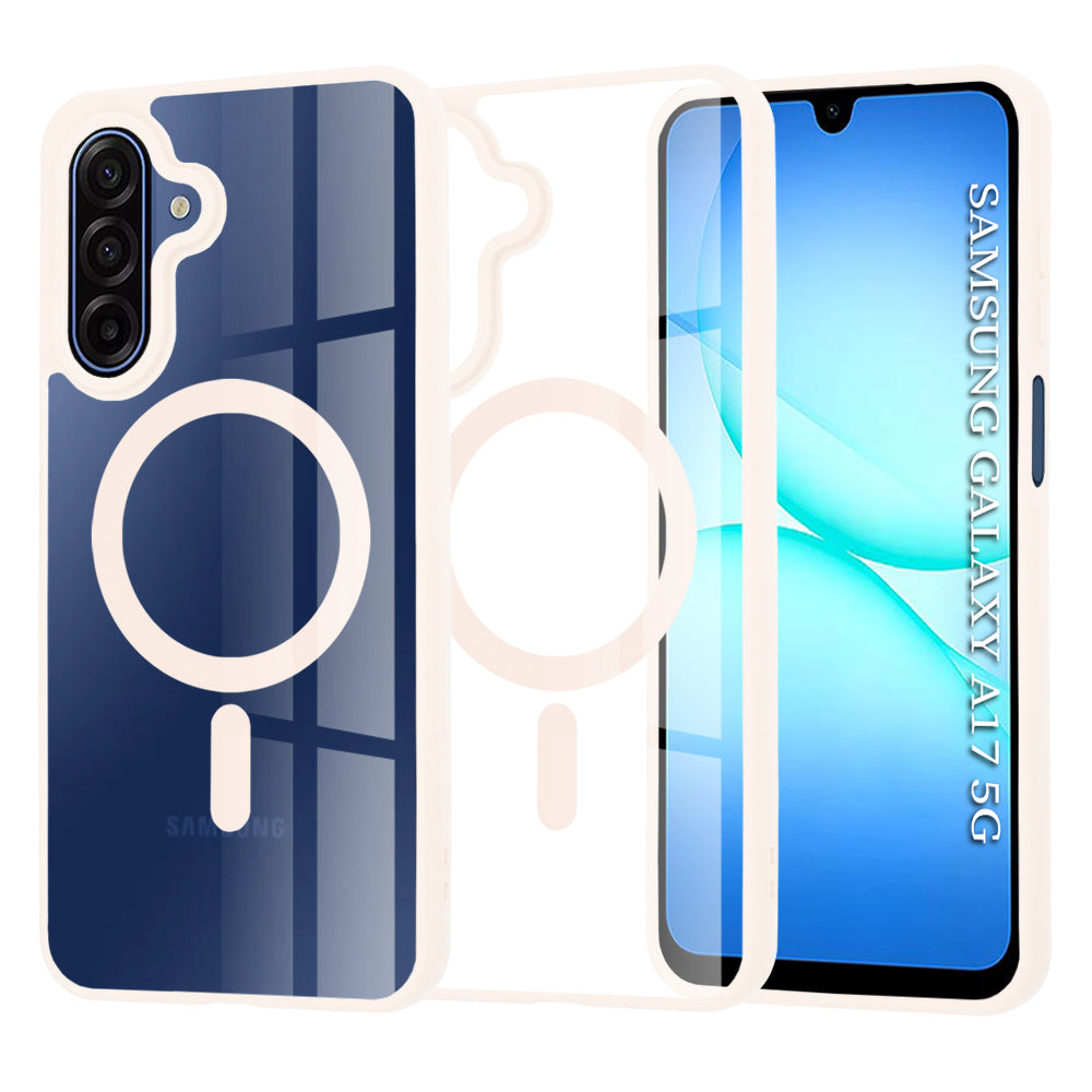 Funda MagSafe para Samsung Galaxy A17 4G / A17 5G, Techsuit, Pro, Rosa