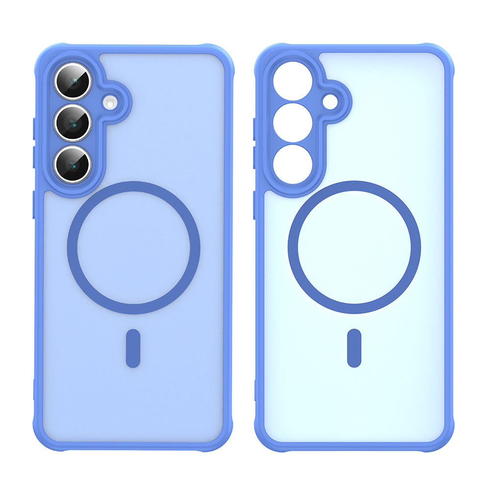 Funda MagSafe para Samsung Galaxy A17 5G, Techsuit, HaloFrost II, Azul
