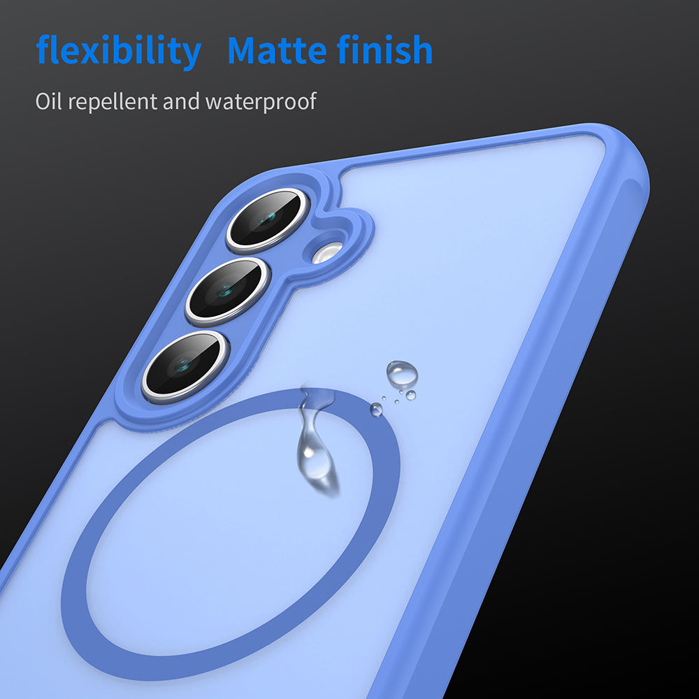 Funda MagSafe para Samsung Galaxy A17 5G, Techsuit, HaloFrost II, Azul