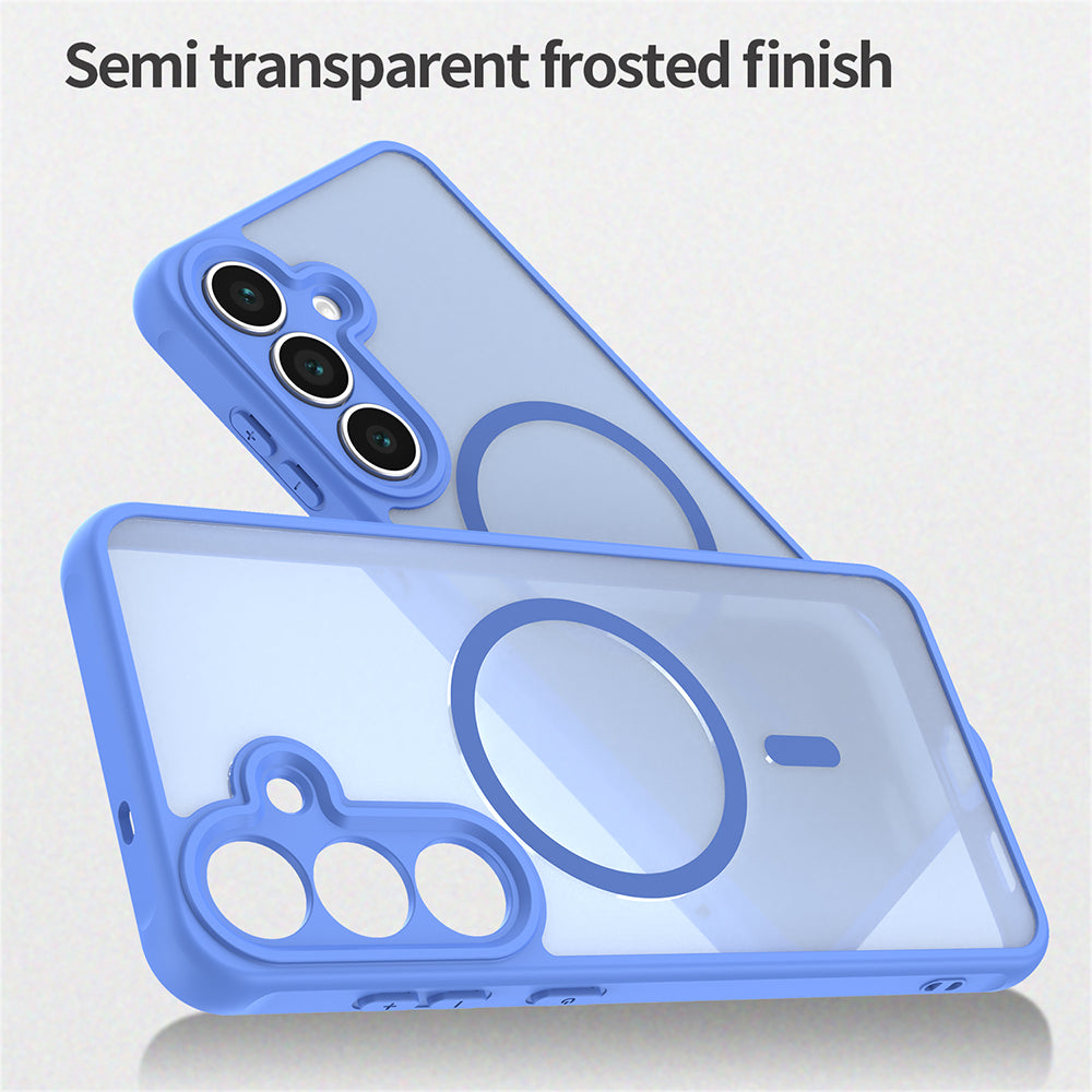 Funda MagSafe para Samsung Galaxy A17 5G, Techsuit, HaloFrost II, Azul