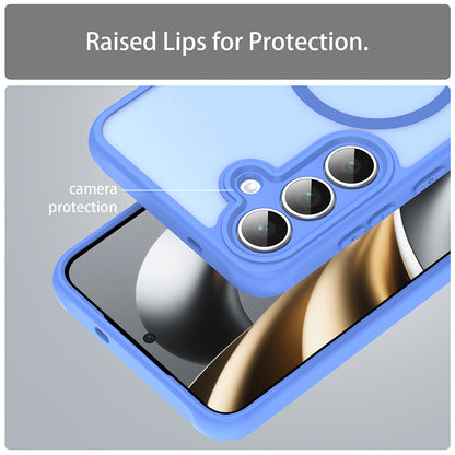 Funda MagSafe para Samsung Galaxy A17 5G, Techsuit, HaloFrost II, Azul