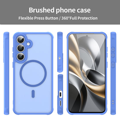 Funda MagSafe para Samsung Galaxy A17 5G, Techsuit, HaloFrost II, Azul