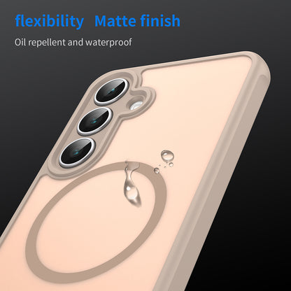 Funda MagSafe para Samsung Galaxy A17 5G, Techsuit, HaloFrost II, Dorada