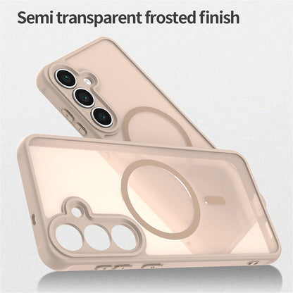 Funda MagSafe para Samsung Galaxy A17 5G, Techsuit, HaloFrost II, Dorada