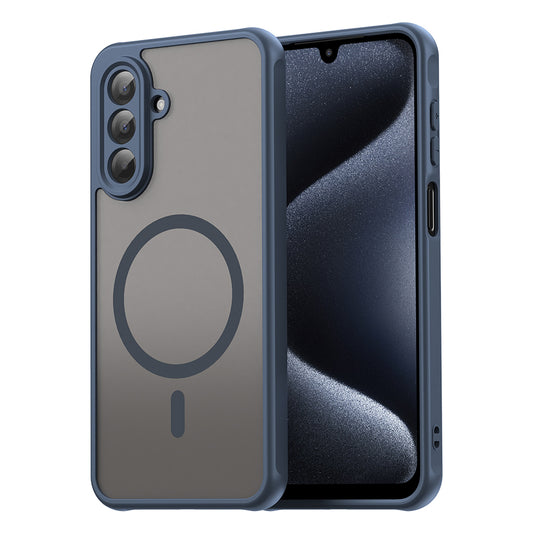 Funda MagSafe para Samsung Galaxy A17 5G, Techsuit, HaloFrost II, Azul marino