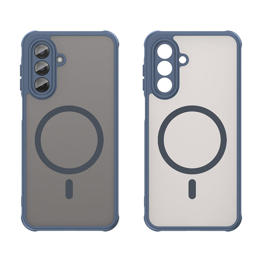 Funda MagSafe para Samsung Galaxy A17 5G, Techsuit, HaloFrost II, Azul marino