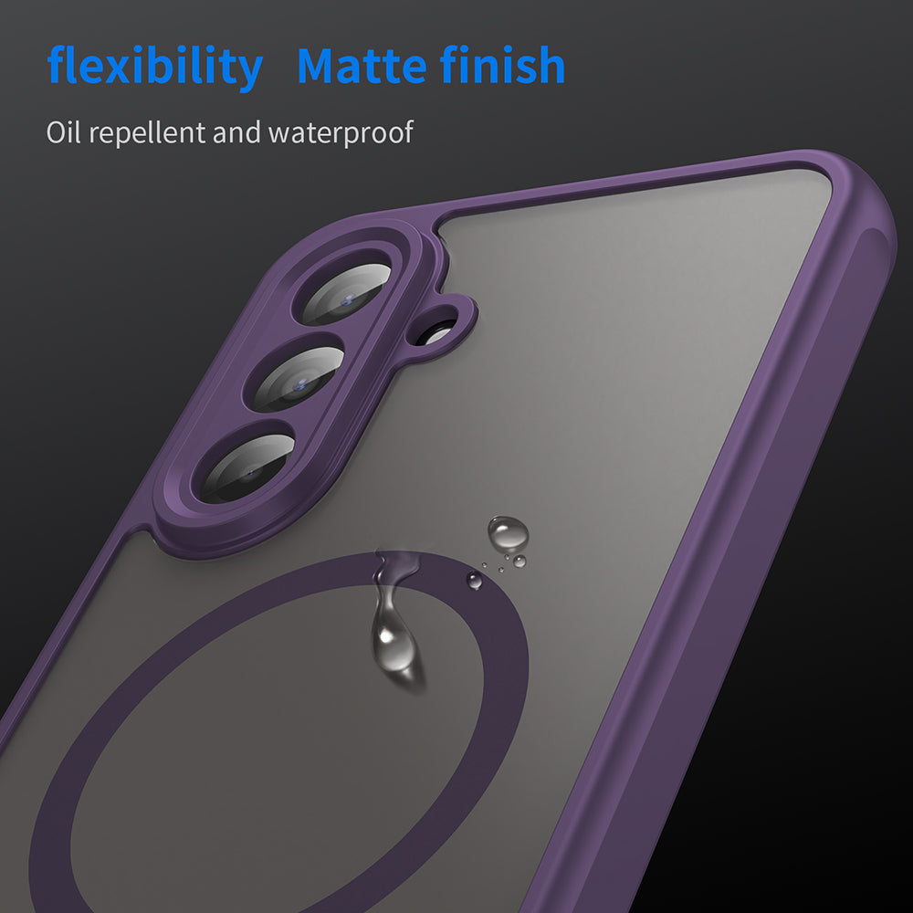 Funda MagSafe para Samsung Galaxy A17 5G, Techsuit, HaloFrost II, Morado