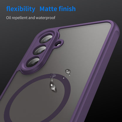 Funda MagSafe para Samsung Galaxy A17 5G, Techsuit, HaloFrost II, Morado