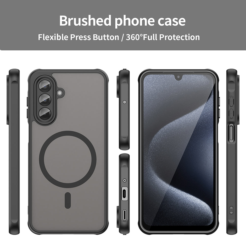 Funda MagSafe para Samsung Galaxy A17 5G, Techsuit, HaloFrost II, Negra