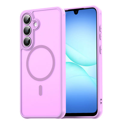 Funda MagSafe para Samsung Galaxy A17 5G, Techsuit, HaloFrost II, Rosa