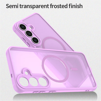 Funda MagSafe para Samsung Galaxy A17 5G, Techsuit, HaloFrost II, Rosa