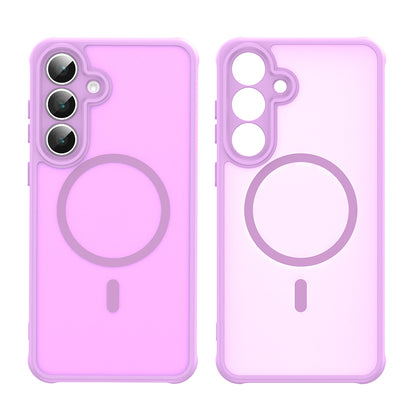 Funda MagSafe para Samsung Galaxy A17 5G, Techsuit, HaloFrost II, Rosa