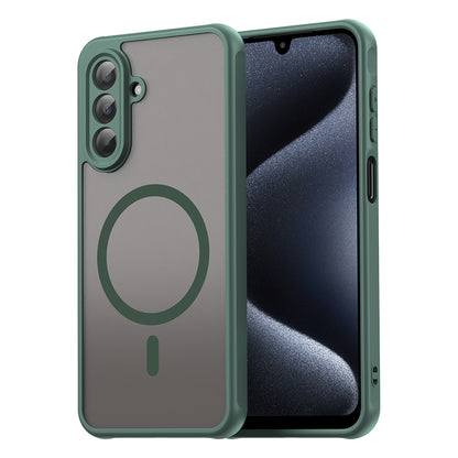 Funda MagSafe para Samsung Galaxy A17 5G, Techsuit, HaloFrost II, Verde