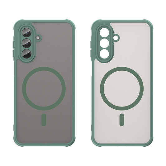 Funda MagSafe para Samsung Galaxy A17 5G, Techsuit, HaloFrost II, Verde