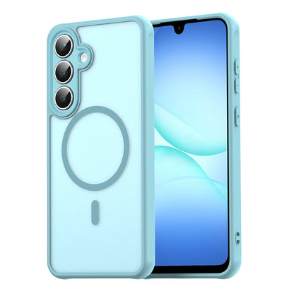 Funda MagSafe para Samsung Galaxy A17 5G, Techsuit, HaloFrost II, Verde Claro