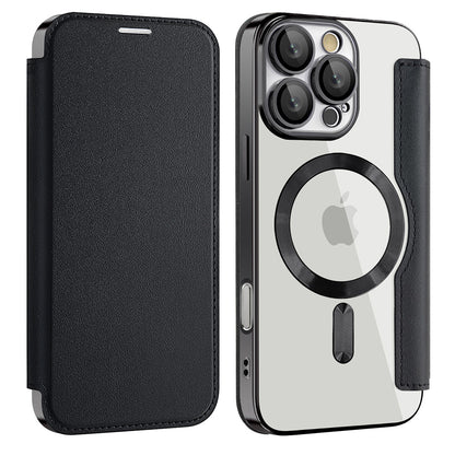 Funda MagSafe para Samsung Galaxy A17 5G, Techsuit, SmartMag Book, Negra