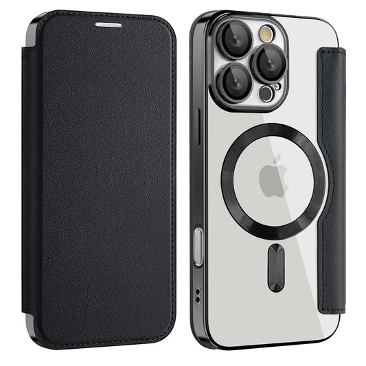 Funda MagSafe para Samsung Galaxy A17 5G, Techsuit, SmartMag Book, Negra