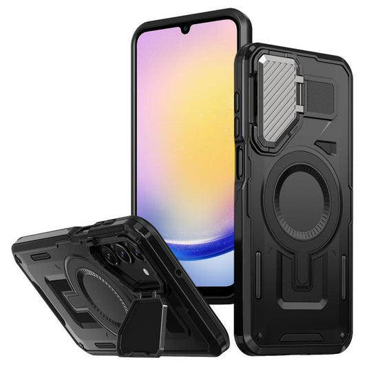 Funda MagSafe para Samsung Galaxy A25 A256, Techsuit, CamVault, Negra