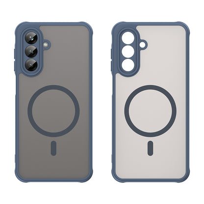 Funda MagSafe para Samsung Galaxy A26 A266, Techsuit, HaloFrost II, Azul Marino