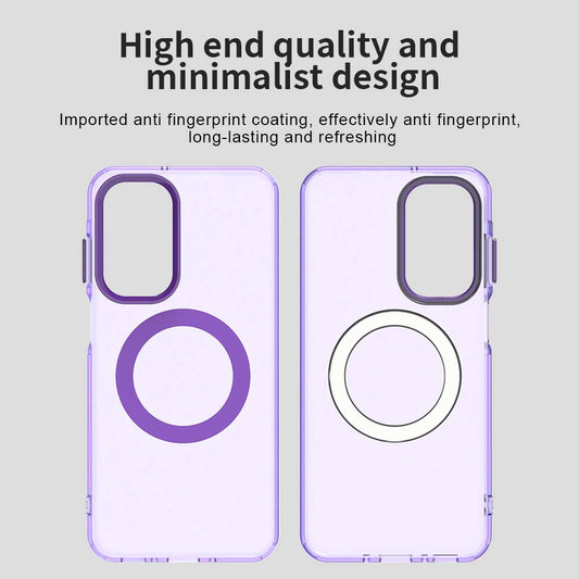 Funda MagSafe para Samsung Galaxy A27 5G, Techsuit, CandyCase, Morado