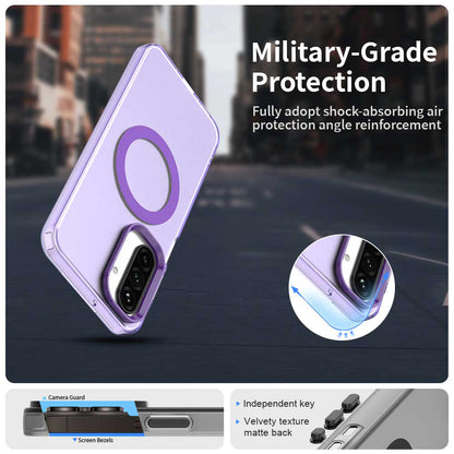Funda MagSafe para Samsung Galaxy A27 5G, Techsuit, CandyCase, Morado