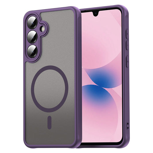 Funda MagSafe para Samsung Galaxy A27 5G, Techsuit, HaloFrost II, Morado