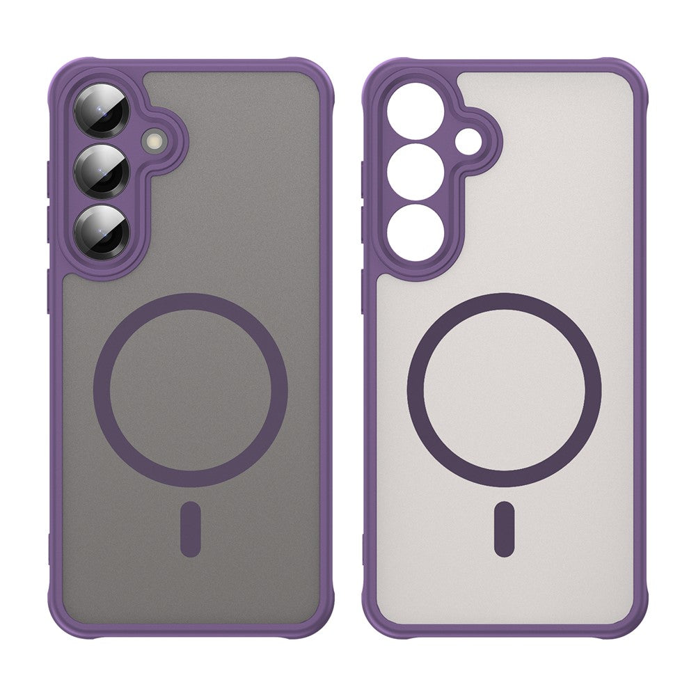 Funda MagSafe para Samsung Galaxy A27 5G, Techsuit, HaloFrost II, Morado