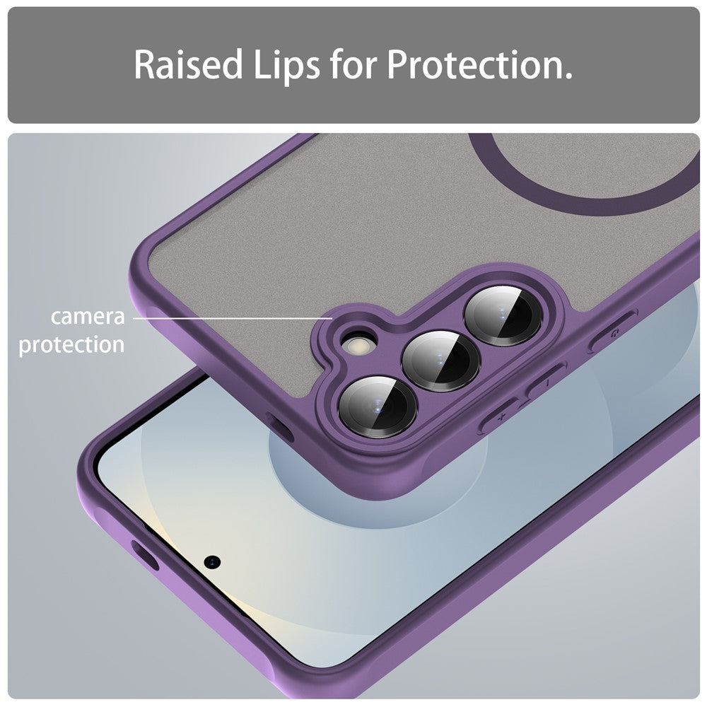 Funda MagSafe para Samsung Galaxy A27 5G, Techsuit, HaloFrost II, Morado