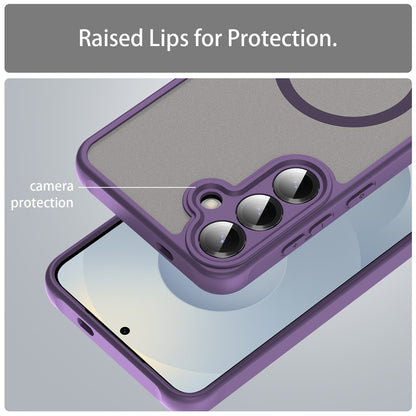 Funda MagSafe para Samsung Galaxy A27 5G, Techsuit, HaloFrost II, Morado