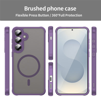 Funda MagSafe para Samsung Galaxy A27 5G, Techsuit, HaloFrost II, Morado