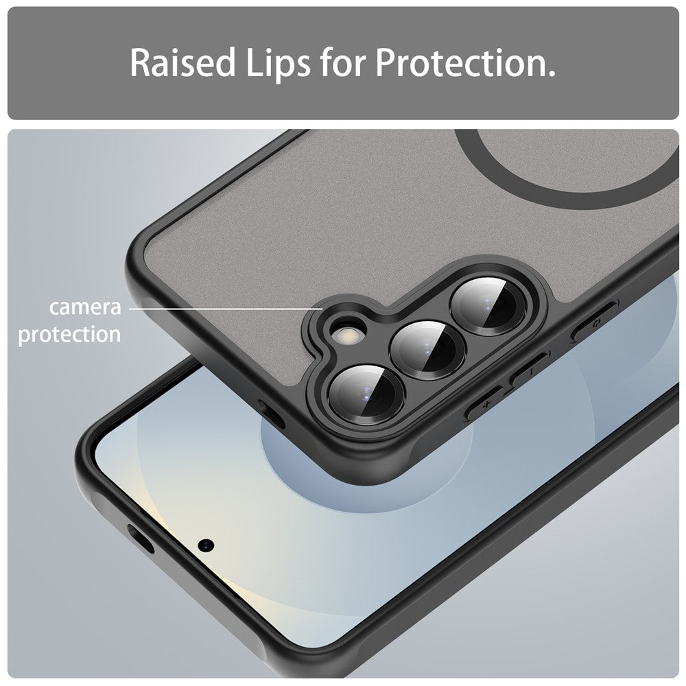 Funda MagSafe para Samsung Galaxy A27 5G, Techsuit, HaloFrost II, Negra