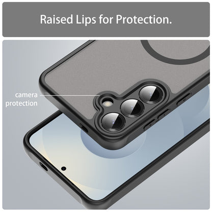 Funda MagSafe para Samsung Galaxy A27 5G, Techsuit, HaloFrost II, Negra
