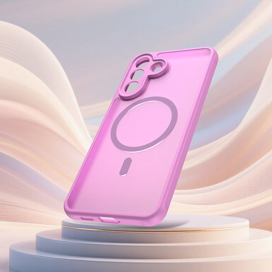 Funda MagSafe para Samsung Galaxy A27 5G, Techsuit, HaloFrost II, Rosa
