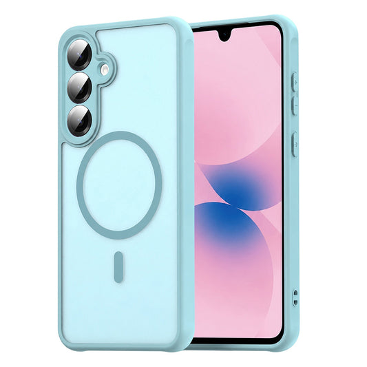 Funda MagSafe para Samsung Galaxy A27 5G, Techsuit, HaloFrost II, Verde Claro