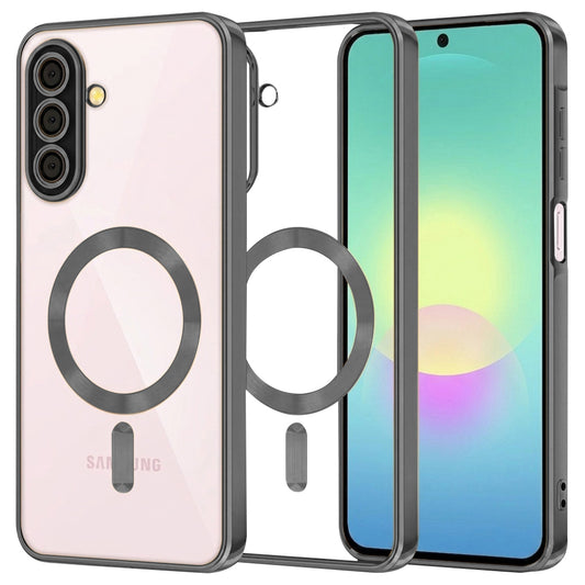 Funda MagSafe para Samsung Galaxy A27 5G, Techsuit, Luxury Crystal, Negra