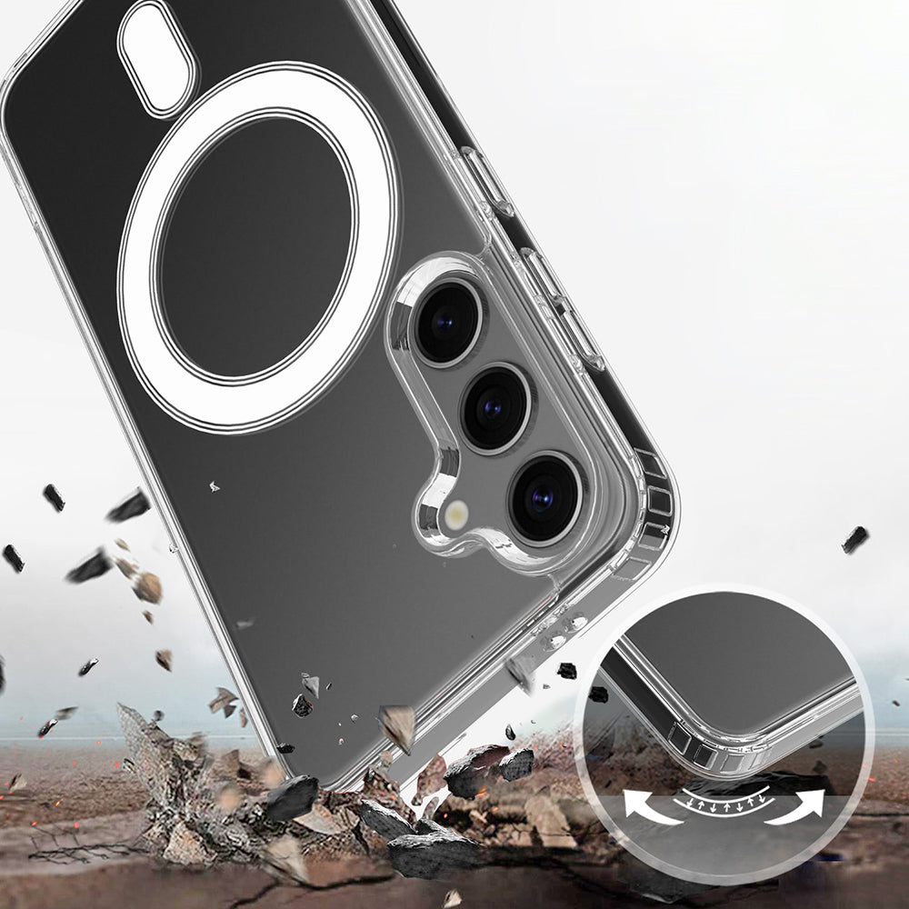 Funda MagSafe para Samsung Galaxy A27 5G, Techsuit, Pro, Transparente