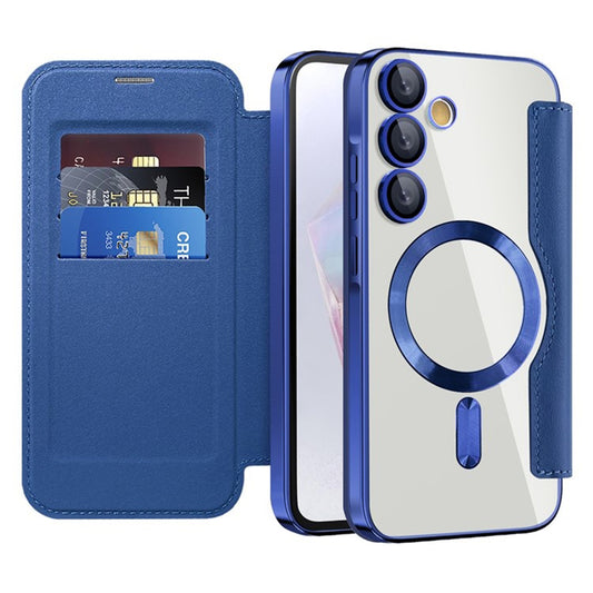 Funda MagSafe para Samsung Galaxy A35 5G A356, Techsuit, SmartMag Book, Azul
