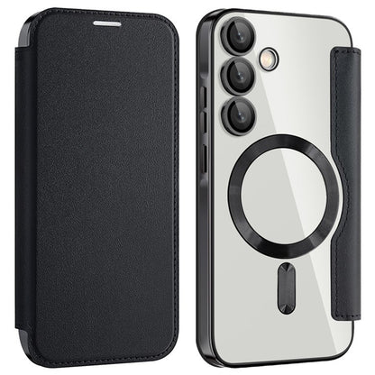 Funda MagSafe para Samsung Galaxy A35 5G A356, Techsuit, SmartMag Book, Negra