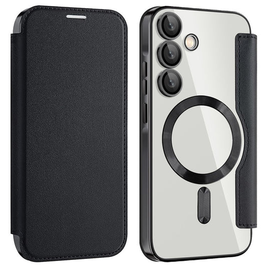 Funda MagSafe para Samsung Galaxy A35 5G A356, Techsuit, SmartMag Book, Negra