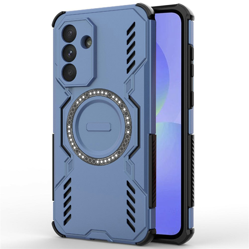 Funda MagSafe para Samsung Galaxy A36 A366, Techsuit, ArmorMag, Azul